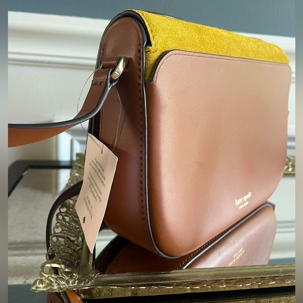 Kate Spade Nadine Patchwork Medium Flap Bag- New with Tags - Picture 7 of 9